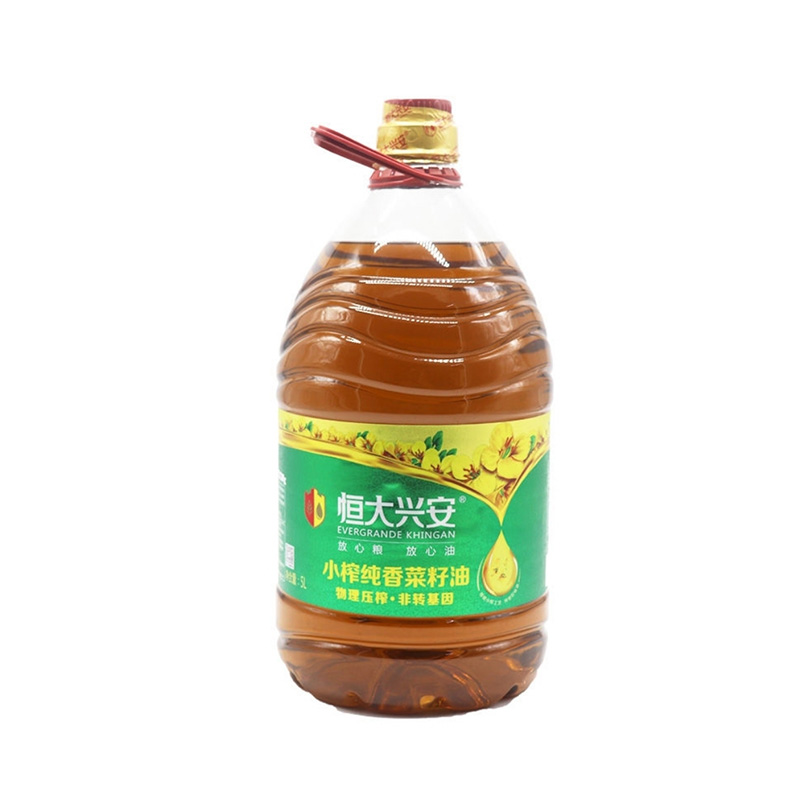 恒大兴安 小榨纯香菜籽油5l