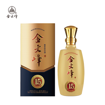 金文峰 金质15酒 42°兼香型白酒 500ml*6瓶/箱