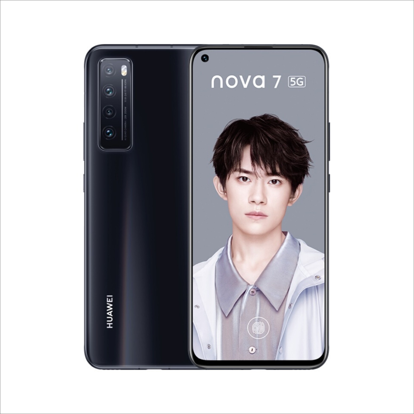 5g华为 nova 7手机 6400万后置四摄 soc芯片oled极点全面屏