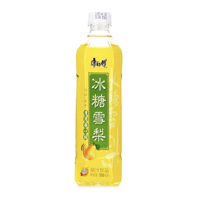 康师傅冰糖雪梨500m62l瓶兴德利