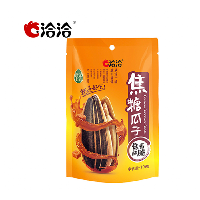 zfx恰恰焦糖瓜子108g/袋