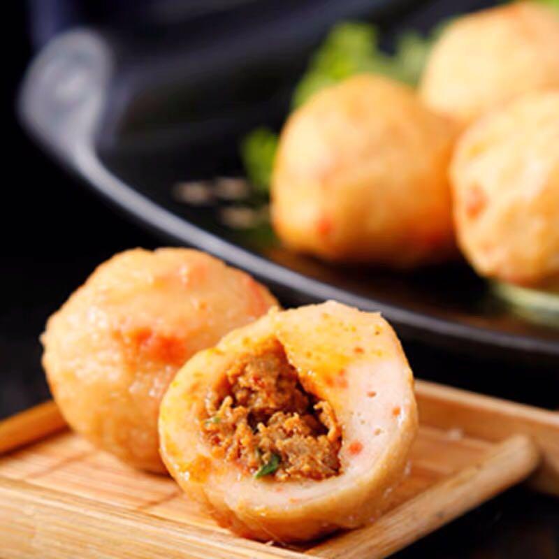 火锅到家安井香辣鱼果散称150g左右份