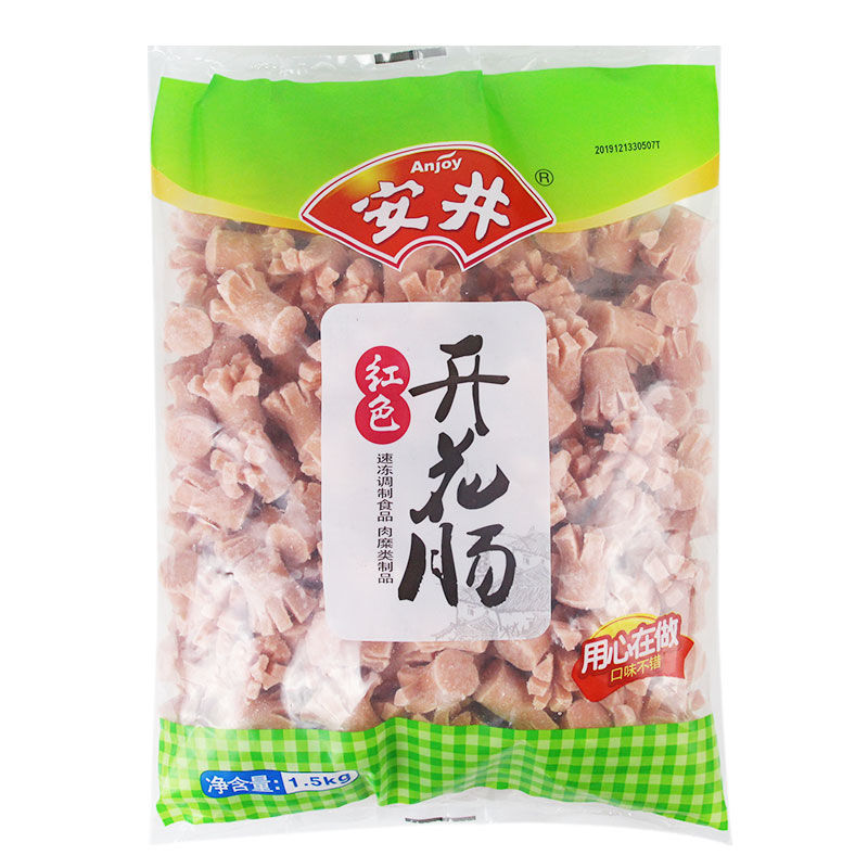 火锅到家安井红色开花肠散称150g左右份