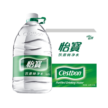  怡宝纯净水4.5L*4桶/箱