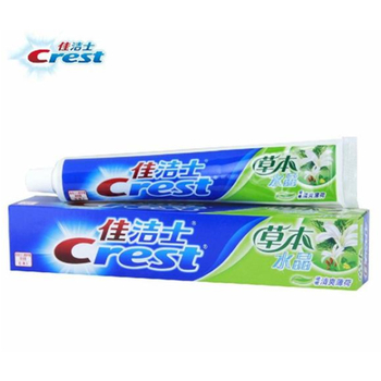 佳洁士 草本水晶牙膏 清爽薄荷 90g*12支