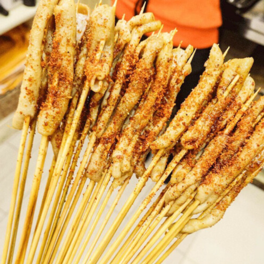 锅圈食汇烧烤鸭肠小串20串*3把 共240g