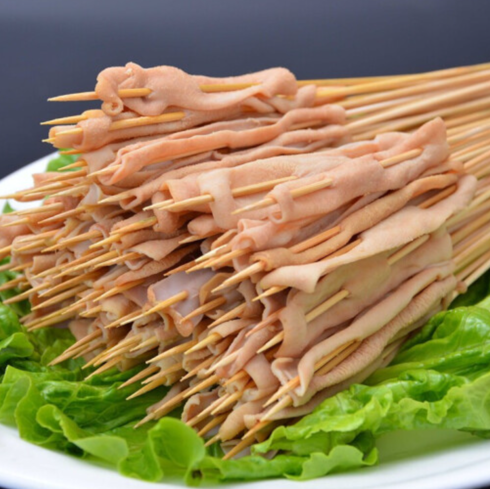 锅圈食汇烧烤鸭肠小串20串*3把 共240g