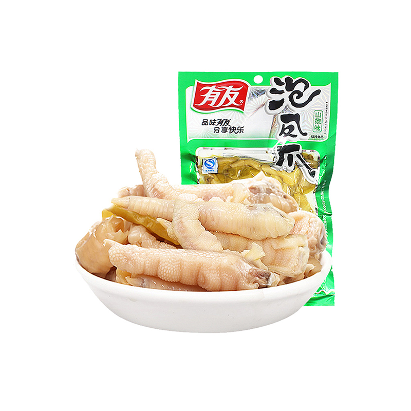 有友泡椒凤爪160g/袋 一种味道 一段记忆 麻辣鲜香,美味自在其中