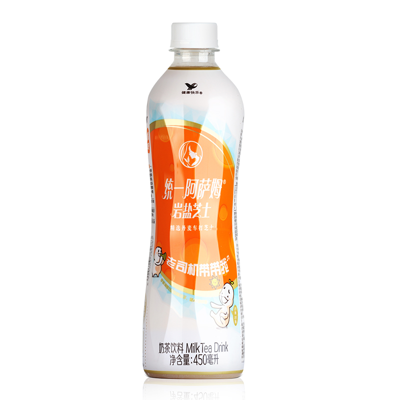 统一阿萨姆岩盐芝士精选芝士风味奶茶 450ml 一见阿萨姆,顺滑好心情